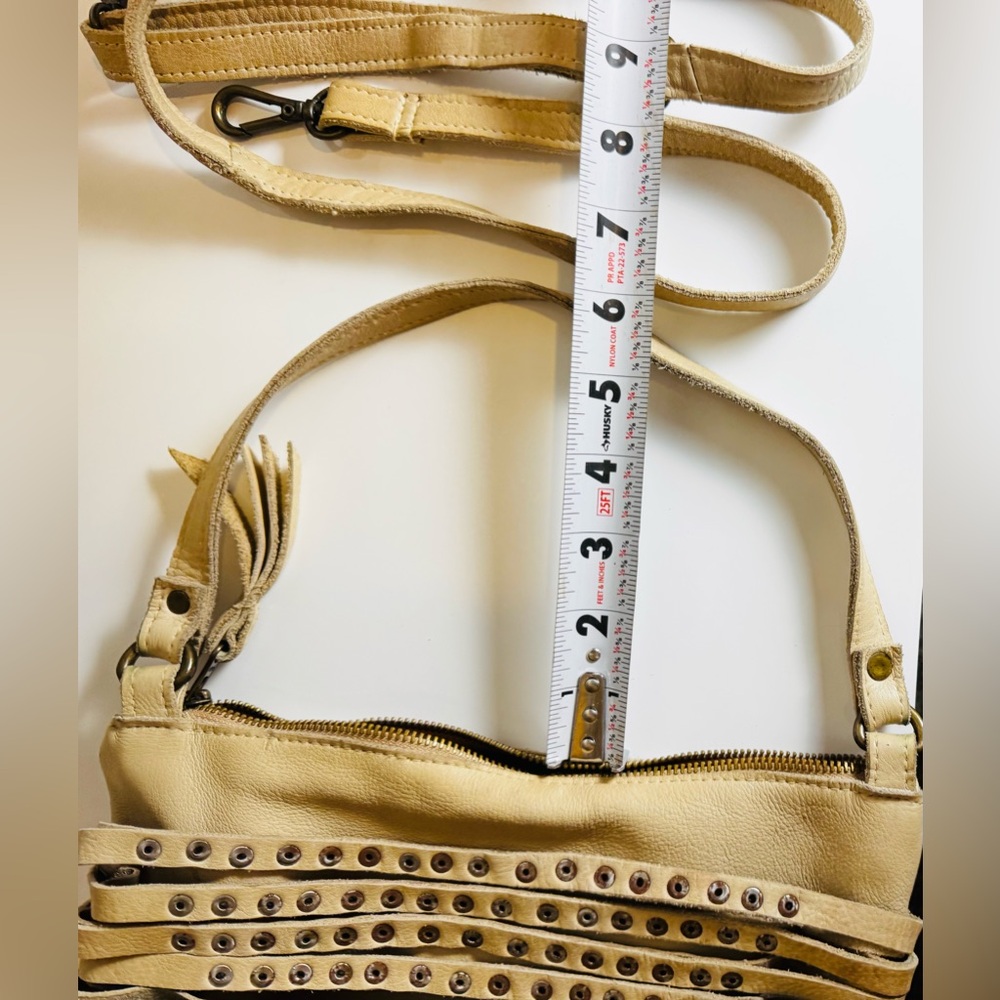 Viola Castellani Crossbody & Shoulder Purse Italy Leather w/Detachable Strap - Picture 8 of 15